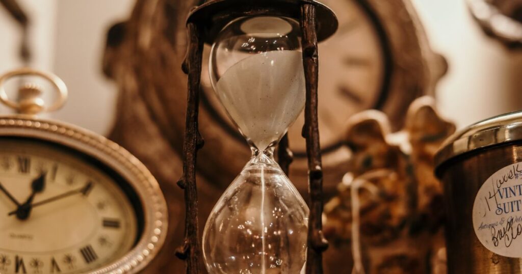 hourglass-and-clock