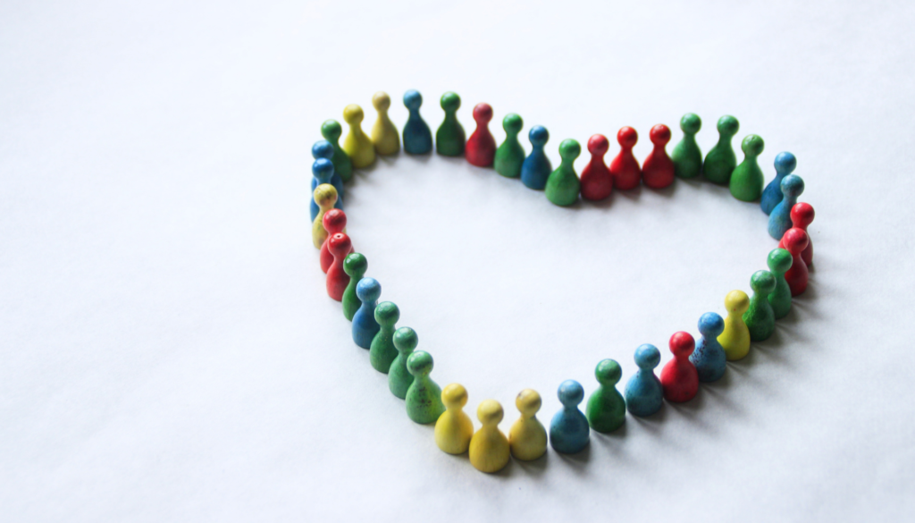 Dolls-in-heart-shape